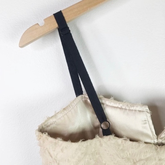 ✨NWoT✨🏷BCBGMAXAZRIA: Black/Cream Fit & Flare Tuxedo Cocktail🍸Dress - Picture 9 of 15